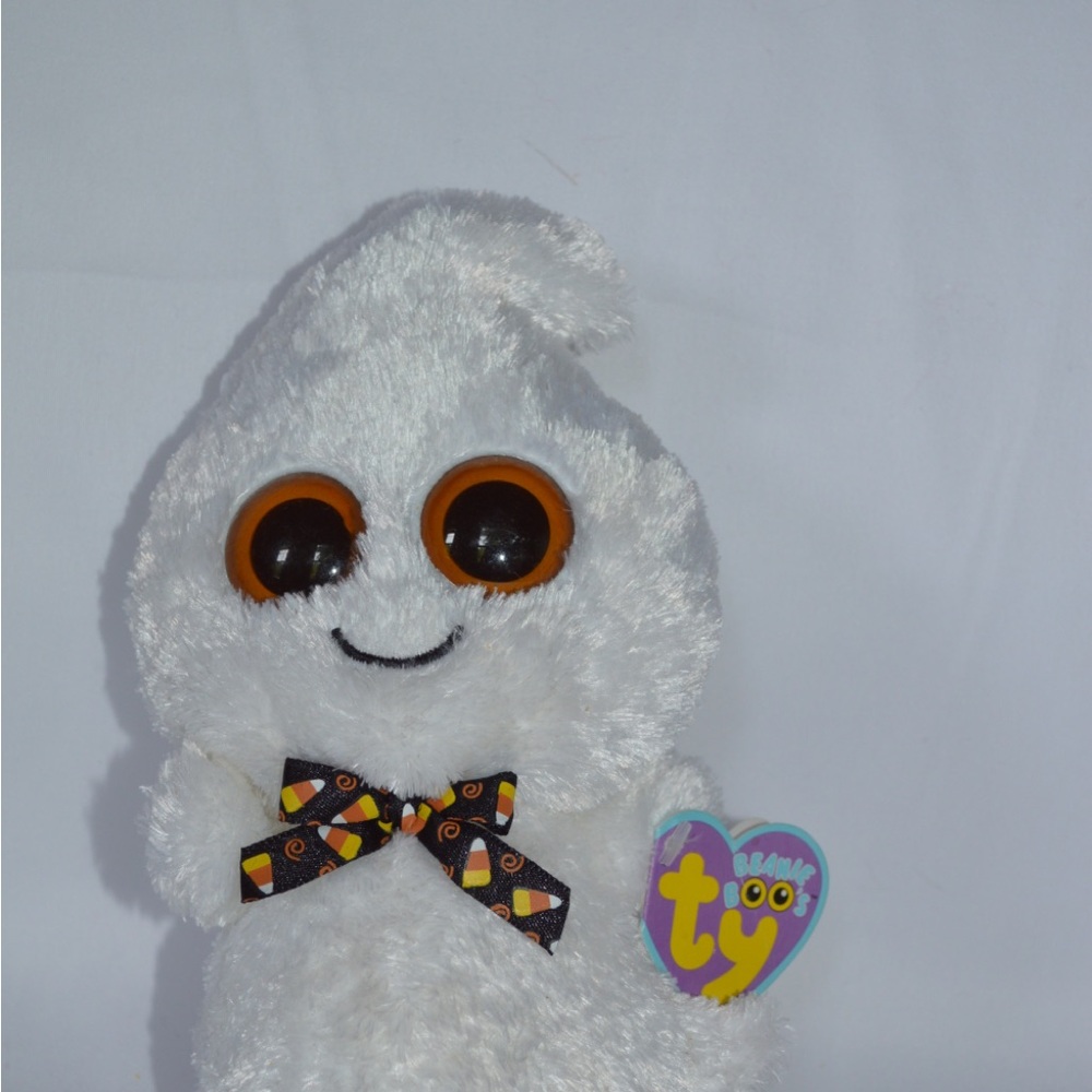 TY BEANIE BOOS  PHANTOM the 6" GHOST Plush Stuffed Animal Lovey